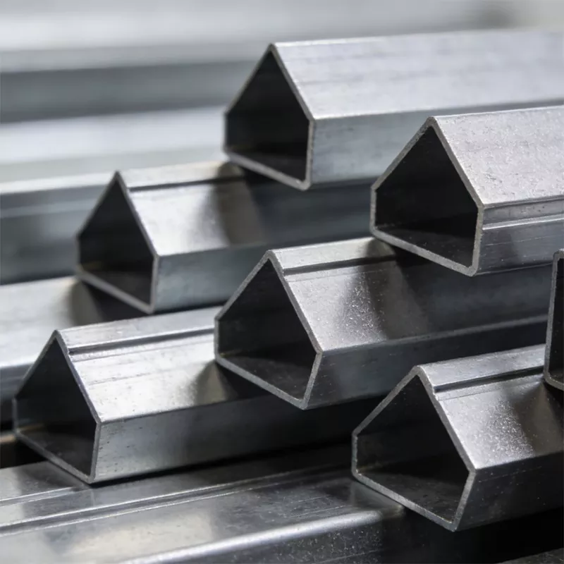 Aštrus kampinis kvadratinis vamzdis